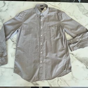 J.Crew Men’s long sleeve dress shirt (slim, large) NWT
